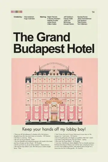 Plakat do filmu "Grand Budapest Hotel" #179226