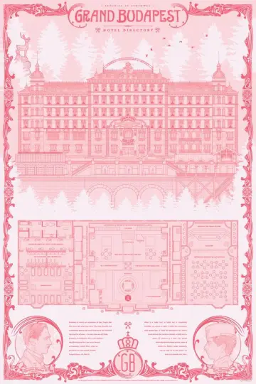 Plakat do filmu "Grand Budapest Hotel" #24442