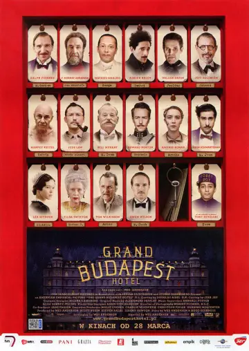 Plakat do filmu "Grand Budapest Hotel" #651542
