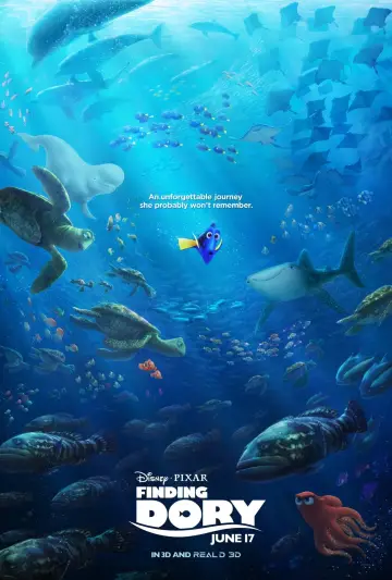 Plakat do filmu "Gdzie jest Dory" #244190