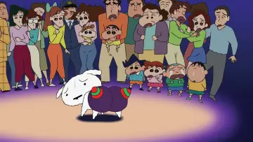 クレヨンしんちゃん 嵐を呼ぶ 歌うケツだけ爆弾！ plakat
