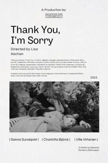 Plakat do filmu "Dziękuję i przepraszam" #414658