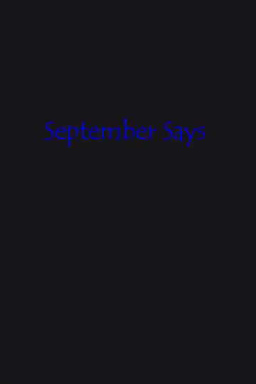 Plakat do filmu "September Says" #476064