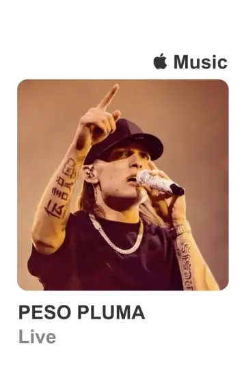 Plakat do filmu "Apple Music Live: Peso Pluma" #457636