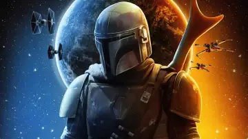 Zasłona do filmu "Gwiezdne wojny: Mandalorian i Grogu" #1177560