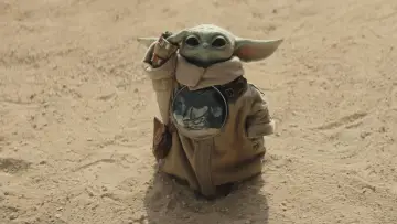 Zasłona do filmu "Gwiezdne wojny: Mandalorian i Grogu" #1625952