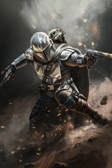Plakat do filmu "Star Wars: The Mandalorian and Grogu" #813471