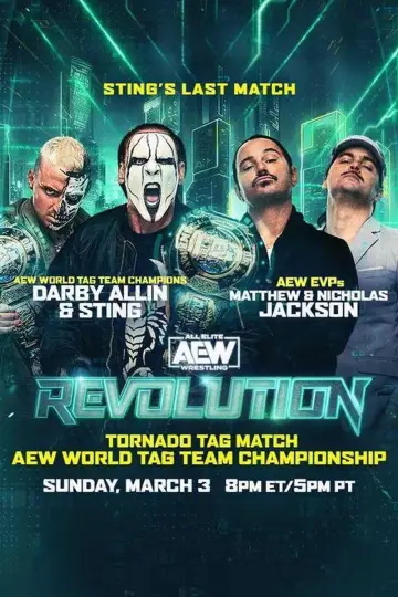 Plakat do filmu "AEW Revolution 2024" #740224