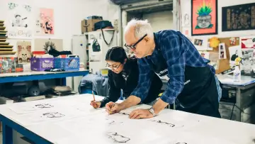Zasłona do filmu "Art Happens Here with John Lithgow" #464360