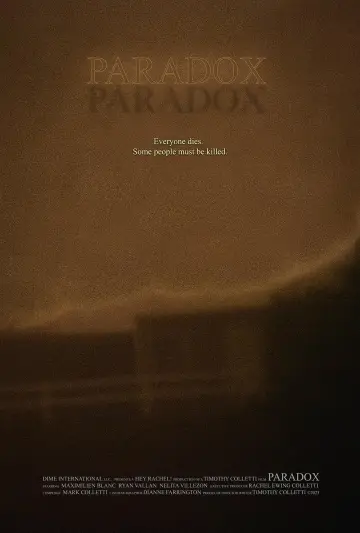 Plakat do filmu "Paradox" #1189932