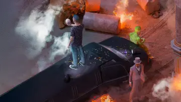 Zasłona do filmu "Grand Theft Hamlet" #656605