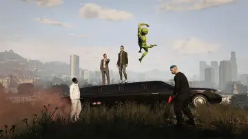 Zasłona do filmu "Grand Theft Hamlet" #656614