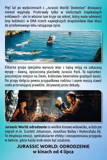 Plakat do filmu "Jurassic World. Odrodzenie" #512571