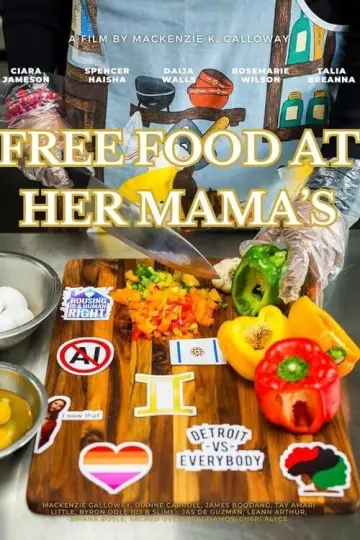 Plakat do filmu "Free Food at Her Mama