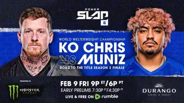 Zasłona do filmu "Power Slap 6: KO Chris vs. Muniz" #191879