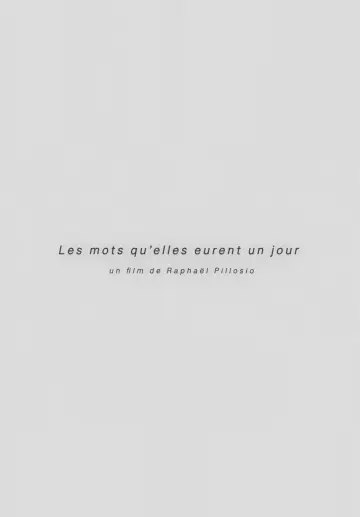 Les Mots qu'elles eurent un jour