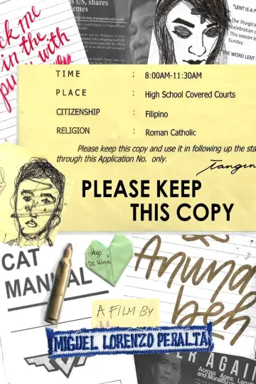 Plakat do filmu "Please Keep This Copy" #475837