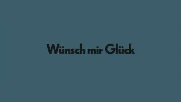 Zasłona do filmu "Wünsch mir Glück" #1043423