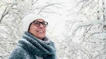 La nieve entre los dos
