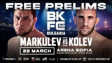 Zasłona do filmu "BKFC 58: BULGARIA Markulev vs Kolev" #431748