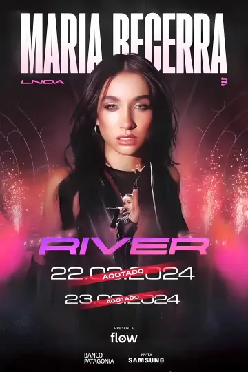 Maria Becerra en vivo: River