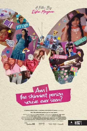 Plakat do filmu "Am I the Skinniest Person You