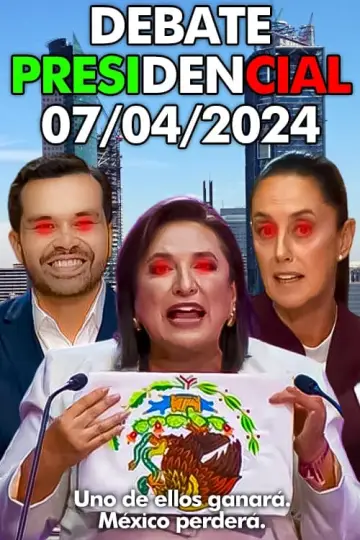 Debate Presidencial 07/04/2024 plakat