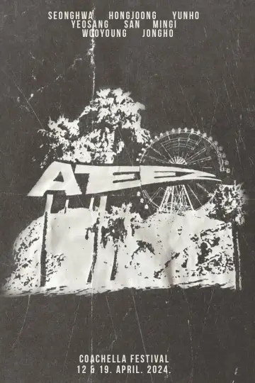 ATEEZ at Coachella plakat