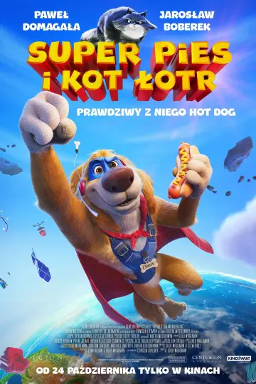 Plakat do filmu "Super pies i kot łotr" #766683