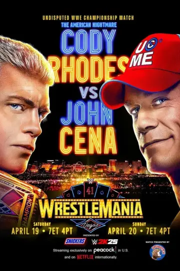 Plakat do filmu "WrestleMania 41: Sunday" #621852