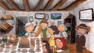 Zasłona do filmu "Pieczenie z Borysem" #1115797