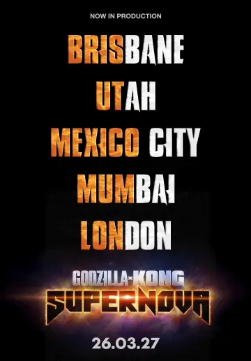 Plakat do filmu "Godzilla x Kong: Supernova" #783414