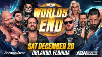 Zasłona do filmu "AEW Worlds End 2024" #738379