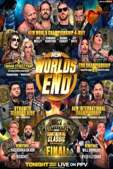 Plakat do filmu "AEW Worlds End 2024" #738382