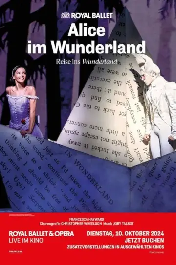 ROH Live 2024/25: Alice im Wunderland plakat