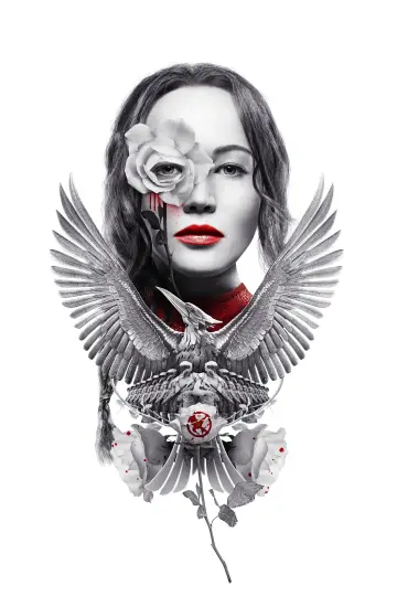 Plakat do filmu "Igrzyska śmierci: Kosogłos. Część 2" #634405