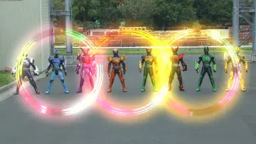 Zasłona do filmu "劇場版 仮面ライダーオーズ WONDERFUL 将軍と２１のコアメダル" #735633