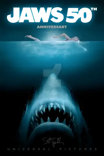 Plakat do filmu "Szczęki: 50 lat kinowego hitu" #680256