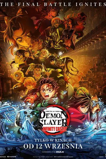 Plakat do filmu "Demon Slayer: Kimetsu no Yaiba – Infinity Castle" #509096