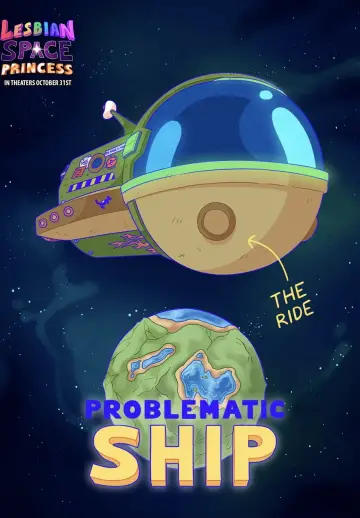 Plakat do filmu "Lesbijska księżniczka z kosmosu" #828483