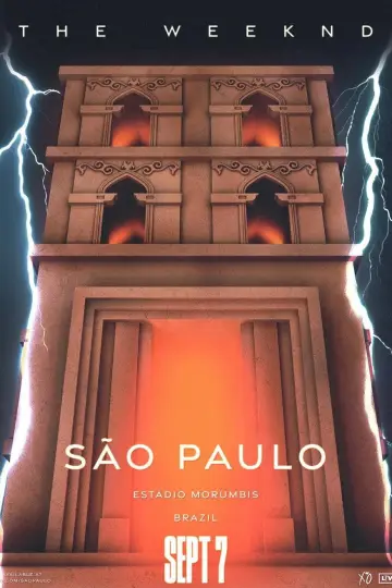 Plakat do filmu "The Weeknd: Ao Vivo em São Paulo" #982342