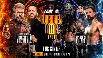 Zasłona do filmu "AEW x NJPW: Forbidden Door 2025" #671421