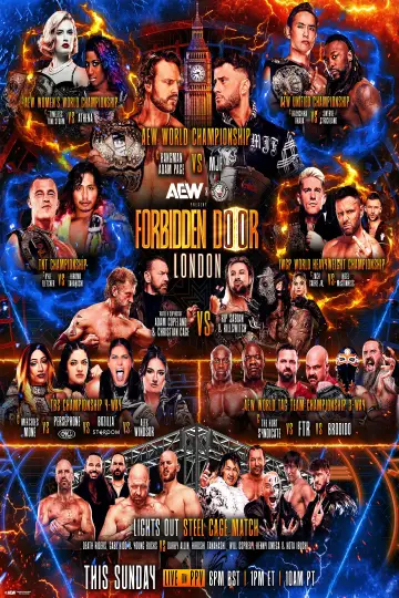 Plakat do filmu "AEW x NJPW: Forbidden Door 2025" #671458