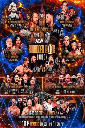 Plakat do filmu "AEW x NJPW: Forbidden Door 2025" #671460
