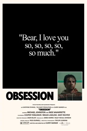 Plakat do filmu "Obsession" #1153761