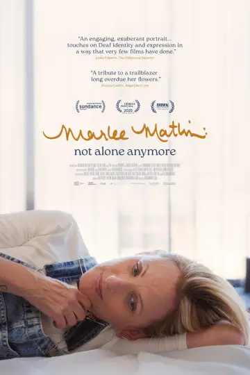 Plakat do filmu "Marlee Matlin: Not Alone Anymore" #838642