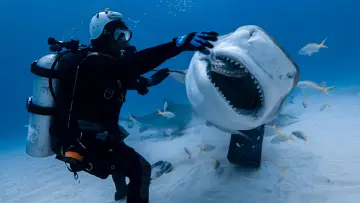 Zasłona do filmu "Tiger Shark Beach" #920317