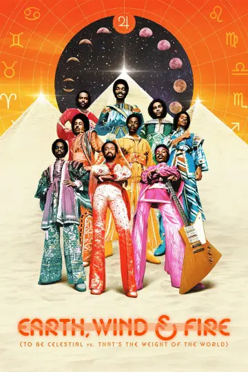Plakat do filmu "Earth, Wind & Fire (To Be Celestial vs. That