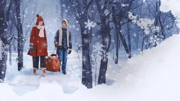Zasłona do filmu "Śnieżna siostra" #702399