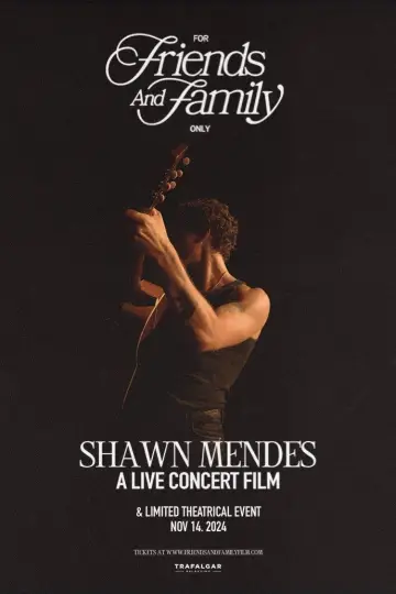 Plakat do filmu "Shawn Mendes: For Friends and Family Only – A Live Concert Film" #664422